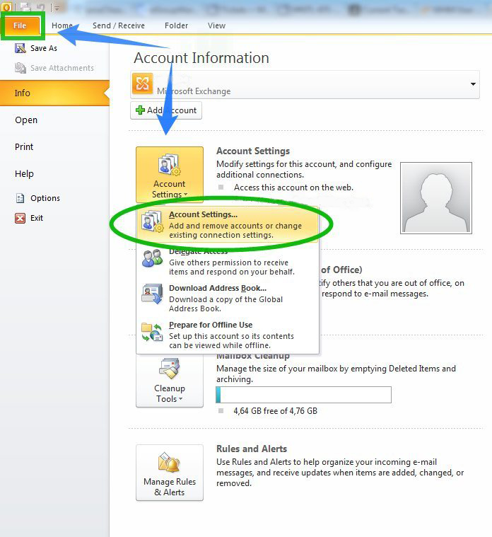 add email account to outlook web